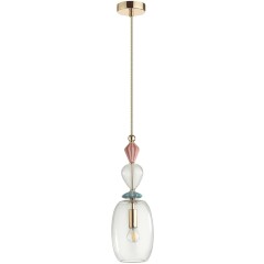 Подвесной светильник с 1 плафоном Odeon Light 4855/1B BIZET под лампу 1xE14 1*40W