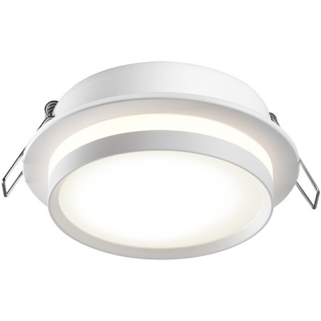 371035 Белый встраиваемый круглый светильник под лампу GX53 макс. 12Вт 220-240V IP20 Novotech LIRIO