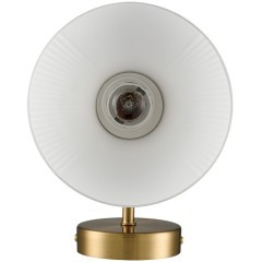 8113/1W MODERNI LN25 латунь/белый, металл/стекло Бра E27 1*60W 220V CORNE