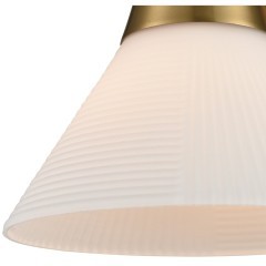 8113/1W MODERNI LN25 латунь/белый, металл/стекло Бра E27 1*60W 220V CORNE