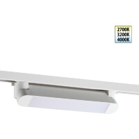 359793 PORT NT25 236 белый Светильник однофазный двухжильный трековый с переключ. цв. температуры IP20 LED 12W 180-265V 2700К/3200К/4000К ITER