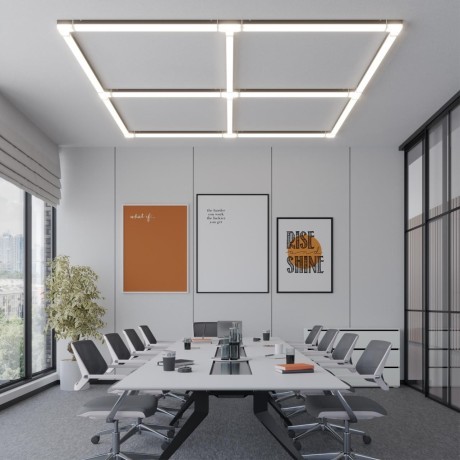 Светильник-соединитель L-образный с двумя сетевыми входами Novotech Bits 359116