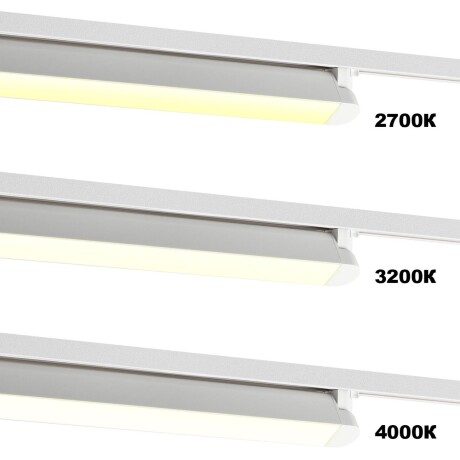359798 PORT NT25 264 белый Светильник однофазный трехжильный трековый с переключ. цв. температуры IP20 LED 24W 180-265V 2700К/3200К/4000К ITER