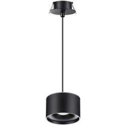 Подвесной светильник цилиндр Novotech 358965 Giro светодиодный LED 12W вниз + 3W вверхW