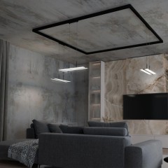 358993 Трековый светодиодный управляемый пультом светильник Novotech Flum CRI90+ 3000-6000К 2400Лм 120° 30W