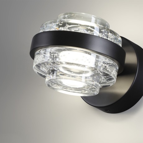 5031/6WL L-VISION ODL24 чёрный/металл/акрил Бра LED 6W 4000K 458лм KLOT