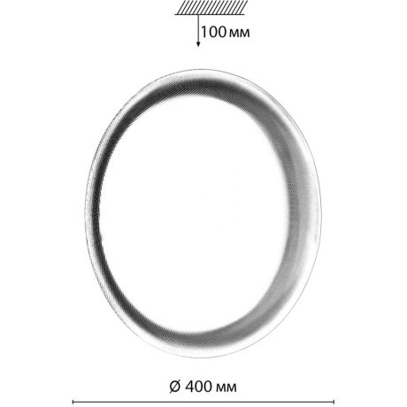 Светильник "звездное небо" LED 48Вт 3000/4000/6000К D400 IP43 Sonex CCT JOLLY 7775/DLN