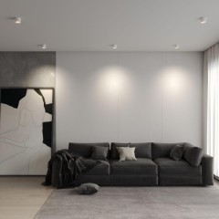 359592 Белый накладной светодиодный светильник с перекл. цв. температуры и рассеивателем призмой 6Вт 200лм 3000К\4000К\6000К Novotech ORBIS