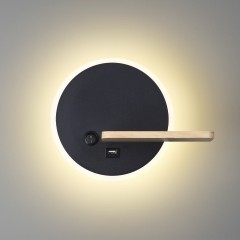 5635/9WL LEDIO LN23 038 чёрный Бра LED 9W 3000K 395Лм 220V WINNIE