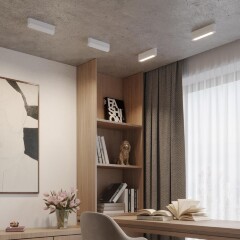 359801 OVER NT25 400 белый Светильник накладной с перекл. цв. температуры IP20 LED 12W 180-265V 2700К/3200К/4000К ITER