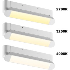359801 OVER NT25 400 белый Светильник накладной с перекл. цв. температуры IP20 LED 12W 180-265V 2700К/3200К/4000К ITER
