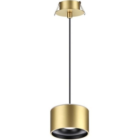 Подвесной светильник цилиндр Novotech 358966 Giro светодиодный LED 12W вниз + 3W вверхW