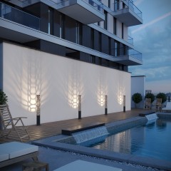 359540 STREET NT25 000 коричневый Светильник ландшафтный IP65 LED 9W 3000К 100-240V NETZ