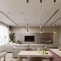 Напольный светильник (выкл. и диммер на корпусе) Novotech MALI 6643/5FL