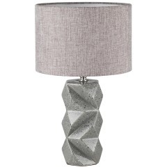 8136/1T MODERNI LN25 серый, керамика/текстиль Настольная лампа Е27 1*60W 220V BEINA