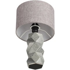 8136/1T MODERNI LN25 серый, керамика/текстиль Настольная лампа Е27 1*60W 220V BEINA