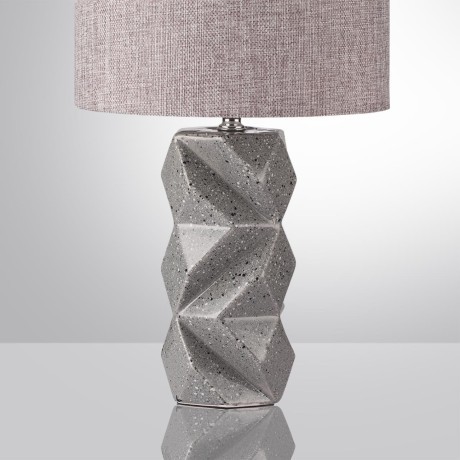8136/1T MODERNI LN25 серый, керамика/текстиль Настольная лампа Е27 1*60W 220V BEINA