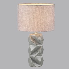 8136/1T MODERNI LN25 серый, керамика/текстиль Настольная лампа Е27 1*60W 220V BEINA