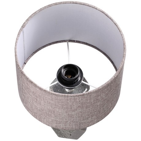 8136/1T MODERNI LN25 серый, керамика/текстиль Настольная лампа Е27 1*60W 220V BEINA