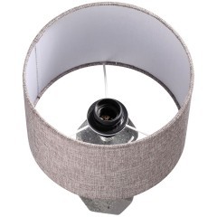 8136/1T MODERNI LN25 серый, керамика/текстиль Настольная лампа Е27 1*60W 220V BEINA