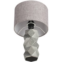 8136/1T MODERNI LN25 серый, керамика/текстиль Настольная лампа Е27 1*60W 220V BEINA