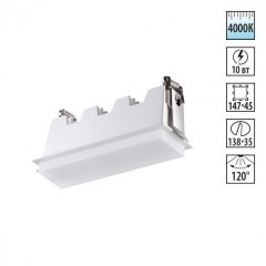 Встраиваемый светильник Novotech 358240 HIELO светодиодный LED 10W