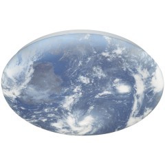 3085/ELN PALE SN 70 Светильник пластик/белый/синий LED 76Вт 3000/4000/6000K D480 IP43 CCT SPACE