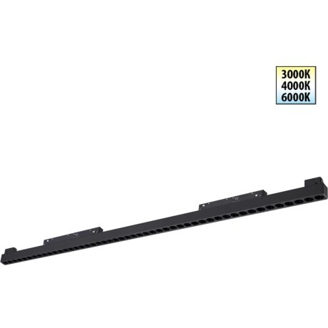 359627 Трековый светильник Novoteh SHINO с переключ. цв. темпер. IP20 LED Ra90 Lm3050 3000К\4000К\6000К 45W 48V FLUM