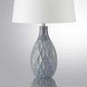 8138/1T MODERNI LN25 серый/белый, керамика/текстиль Настольная лампа Е27 1*60W 220V YARA