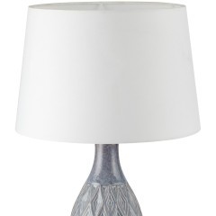 8138/1T MODERNI LN25 серый/белый, керамика/текстиль Настольная лампа Е27 1*60W 220V YARA