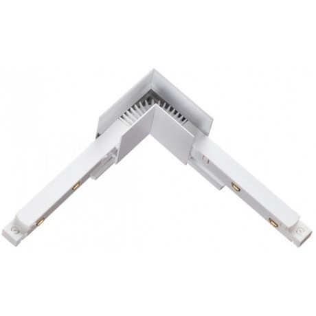 Соединитель питание+металл угловой для накладных для шин Novotech Flum 135121