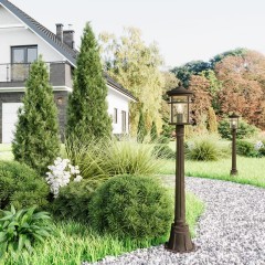 Уличный наземный светильник Odeon Light 4044/1F VIRTA IP44 под лампу 1xE27 60W