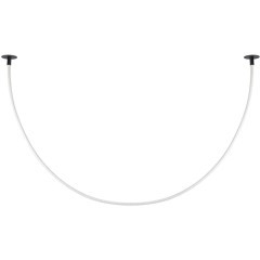 4391/40CL HIGHTECH черный/металл/канат Потолочный св-к встраиваемый (2 крепления и крючок в комплекте) IP20 LED 40W 1580Лм 4000K CORDA