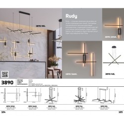 Люстра подвесная Odeon Light 3890/96L RUDY светодиодная LED 96W