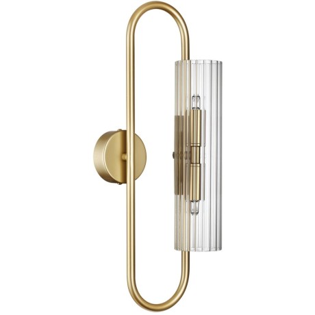 6560/2W SUSPENTIONI LN24 золотой/прозрачный/металл/стекло Бра G9 2*20W 220V TORONTO