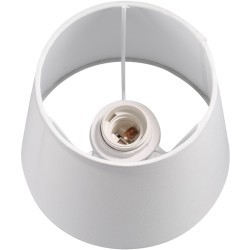 8143/1T MODERNI LN25 белый, керамика/текстиль Настольная лампа Е27 1*60W 220V KEILA