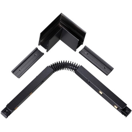 Соединитель питание+металл угловой для накладных для шин Novotech Flum 135122