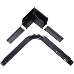 Соединитель питание+металл угловой для накладных для шин Novotech Flum 135122