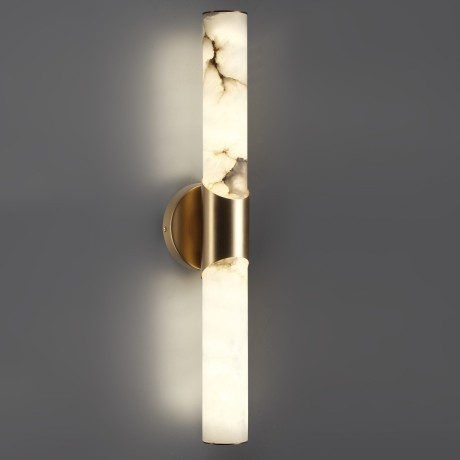 6672/12WL L-VISION ODL24 123 Настенный светильник латунь/металл/алебастр IP20 LED 12W 540Лм 3000K/4000K MARBELLA