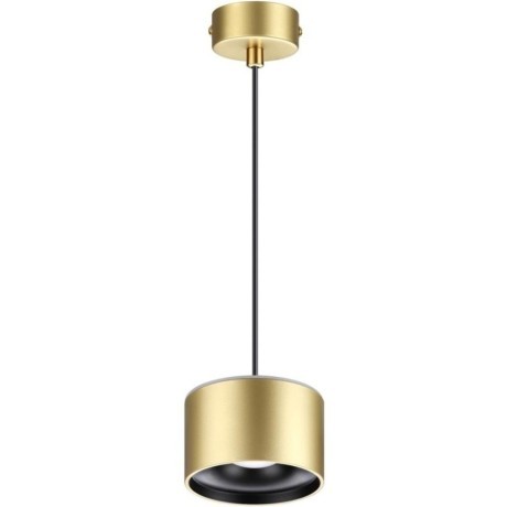 Подвесной светильник цилиндр Novotech 358969 Giro светодиодный LED 12W вниз + 3W вверхW