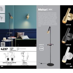 Бра светодиодное с выключателем Mehari 4239/1W