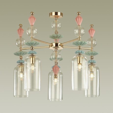 Люстра потолочная Odeon Light 4855/5C BIZET под лампы 5xE14 5*40W