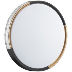 7629/ELN PALE SN 184 Светильник пластик/черный/золотистый LED 76Вт 3000/4000/6000K D490 IP43 CCT VELIO