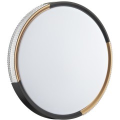 7629/ELN PALE SN 184 Светильник пластик/черный/золотистый LED 76Вт 3000/4000/6000K D490 IP43 CCT VELIO