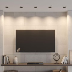 359855 Черный встраиваемый светильник с перекл. цветовой темп. и антибликовым фильтром 18Вт 1530Лм 2700;3200;4000К UGR19 CRI90 36° IP20 Novotech NOVA