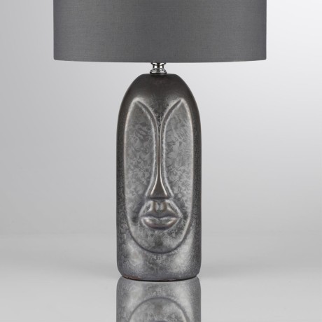 8146/1T MODERNI LN25 серый, керамика/текстиль Настольная лампа Е27 1*60W 220V AKIVI