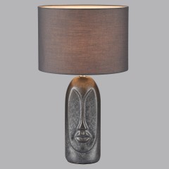 8146/1T MODERNI LN25 серый, керамика/текстиль Настольная лампа Е27 1*60W 220V AKIVI
