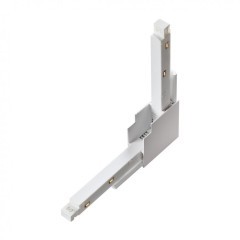 Соединитель питание+металл вертикальный с потолка на стену для шин Novotech Flum 135123