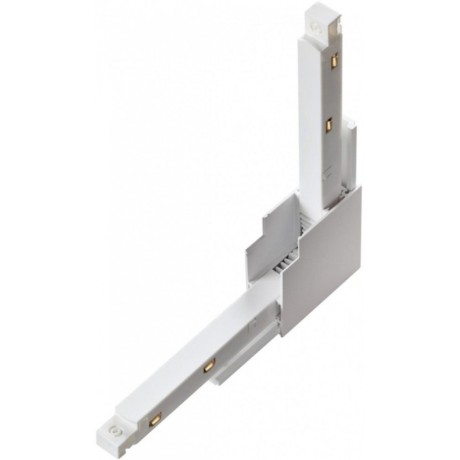 Соединитель питание+металл вертикальный с потолка на стену для шин Novotech Flum 135123