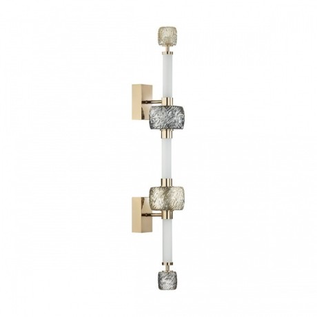 5426/34WL L-VISION ODL_EX24 21 золотой/белый/дымчатый/коньячный/металл/стекло/акрил Бра LED 34W 3000K KLIFF